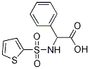 フェニル[(チエン-2-イルスルホニル)アミノ]酢酸 化学構造式
