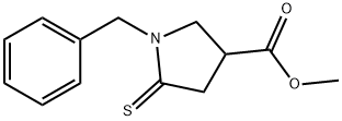 Methyl  1-Benzyl-5-thioxopyrrolidine-3-carboxylate Structure