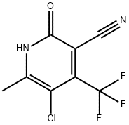 5-chloro-2-hydroxy-6-methyl-4-(trifluoromethyl)nicotinonitrile Structure