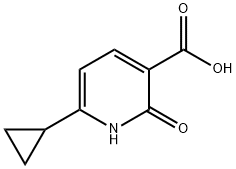 6-cyclopropyl-2-oxo-1,2-dihydro-3-pyridinecarboxylic acid Structure