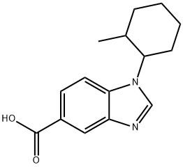 1-(2-methylcyclohexyl)-1H-benzimidazole-5-carboxylic acid Structure
