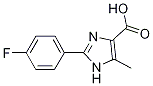 2-(4-fluorophenyl)-5-methyl-1H-imidazole-4-carboxylic acid 结构式