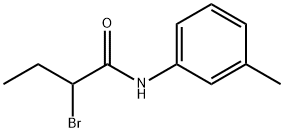 2-bromo-N-(3-methylphenyl)butanamide Structure