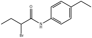 2-bromo-N-(4-ethylphenyl)butanamide Structure