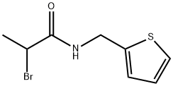 2-bromo-N-(thien-2-ylmethyl)propanamide Structure
