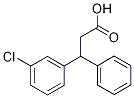 3-(3-chlorophenyl)-3-phenylpropanoic acid Structure