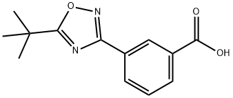 3-(5-tert-butyl-1,2,4-oxadiazol-3-yl)benzoic acid Struktur