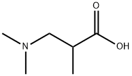 3-(dimethylamino)-2-methylpropanoic acid hydrochloride 结构式