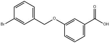 3-[(3-bromobenzyl)oxy]benzoic acid Structure