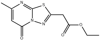 ethyl (7-methyl-5-oxo-5H-[1,3,4]thiadiazolo[3,2-a]pyrimidin-2-yl)acetate Structure