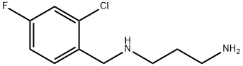 N-(2-chloro-4-fluorobenzyl)propane-1,3-diamine Structure