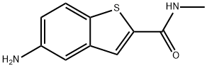 5-氨基-N-甲基-1-苯并噻吩-2-甲酰胺, 1160264-01-6, 结构式