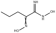 (1Z,2E)-N'-hydroxy-2-(hydroxyimino)pentanimidamide Structure