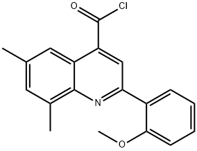1160262-81-6 2-(2-甲氧苯基)-6,8-二甲基喹啉-4-甲酰氯