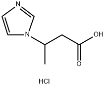 3-Imidazol-1-yl-butyric acid hydrochloride Struktur