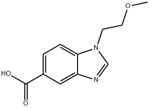284672-82-8 1-(2-甲氧基乙基)-1H-苯并[D]咪唑-5-羧酸