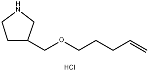 3-[(4-Pentenyloxy)methyl]pyrrolidine hydrochloride|
