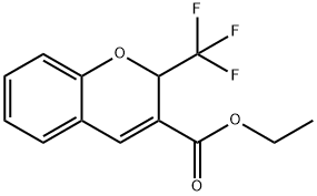 Ethyl 2-(trifluoromethyl)-2H-chromene-3-carboxylate Struktur