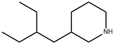 3-(2-Ethylbutyl)piperidine Structure