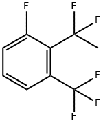2-(1,1-ジフルオロエチル)-1-フルオロ-3-(トリフルオロメチル)ベンゼン 化学構造式