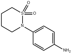 4-(1,1-Dioxo-1lambda*6*-[1,2]thiazinan-2-yl)-phenylamine Structure