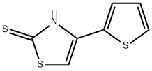 2-thiazolethiol, 4-(2-thienyl)- Struktur