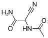 acetamide, 2-(acetylamino)-2-cyano- Structure