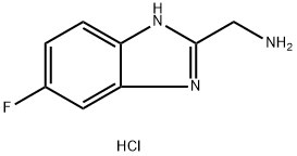 [(5-Fluoro-1H-benzimidazol-2-yl)methyl]amine dihydrochloride Structure