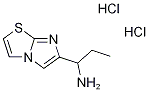 (1-咪唑并[2,1-B][1,3]噻唑-6-基丙基)胺二盐酸盐, 1255306-05-8, 结构式