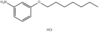 [3-(Heptyloxy)phenyl]amine hydrochloride 结构式