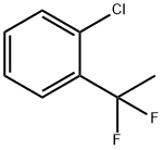1-クロロ-2-(1,1-ジフルオロエチル)ベンゼン 化学構造式