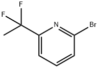 2-Bromo-6-(1,1-difluoroethyl)pyridine Structure