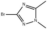 1,2,4-1H-三氮唑,3-溴-1,5-二甲基-, 56616-93-4, 结构式