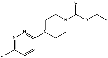 Ethyl 4-(6-chloropyridazin-3-yl)piperazine-1-carboxylate Struktur