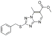 907971-20-4 2-(苄基硫代)-7-甲基-[1,2,4]三唑并[1,5-A]嘧啶-6-羧酸甲酯