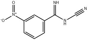 N'-Cyano-3-nitrobenzenecarboximidamide Structure