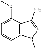 4-Methoxy-1-methyl-1H-indazol-3-amine Struktur