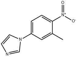 1-(3-Methyl-4-nitrophenyl)-1H-imidazole Struktur
