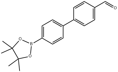 4'-(4,4,5,5-Tetramethyl-1,3,2-dioxaborolan-2-yl)-[1,1'-biphenyl]-4-carbaldehyde Structure