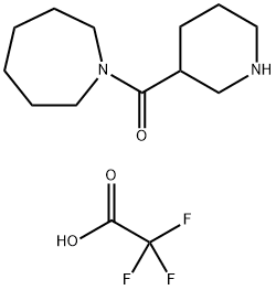 AZEPAN-1-YL-PIPERIDIN-3-YL-METHANONETRIFLUORO ACETATE Structure