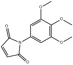 1-(3,4,5-三甲氧苯基)吡咯-2,5-二酮, 883033-64-5, 结构式