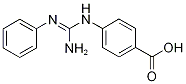 4-(Phenylcarbamimidamido)benzoic acid Structure