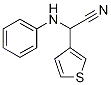 Phenylamino(thien-3-yl)acetonitrile Structure