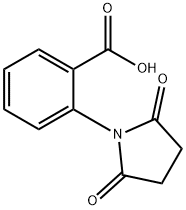 2-(2,5-二氧代吡咯烷-1-基)苯甲酸 结构式
