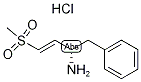 (2S,3E)-4-(Methylsulphonyl)-1-phenylbut-3-en-2-amine hydrochloride Struktur