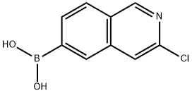 6-Borono-3-chloroisoquinoline, 6-Borono-3-chloro-2-azanaphthalene