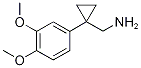 [1-(3,4-Dimethoxyphenyl)cyclopropyl]methylamine Structure