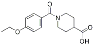1-(4-Ethoxybenzoyl)piperidine-4-carboxylic acid Structure