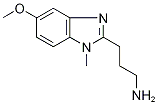 3-(5-Methoxy-1-methyl-1H-benzimidazol-2-yl)propylamine Structure