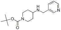 tert-Butyl 4-[(pyridin-3-ylmethyl)amino]piperidine-1-carboxylate Structure